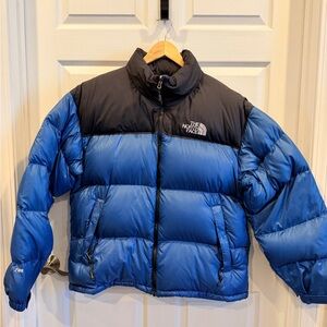 The North Face Men’s Blue and Black Puffer Jacket